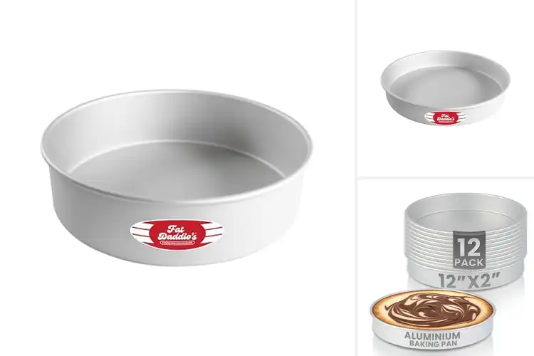 Detailed view of Best 12 Inch Cake Pan Set: Bake with Confidence & Joy