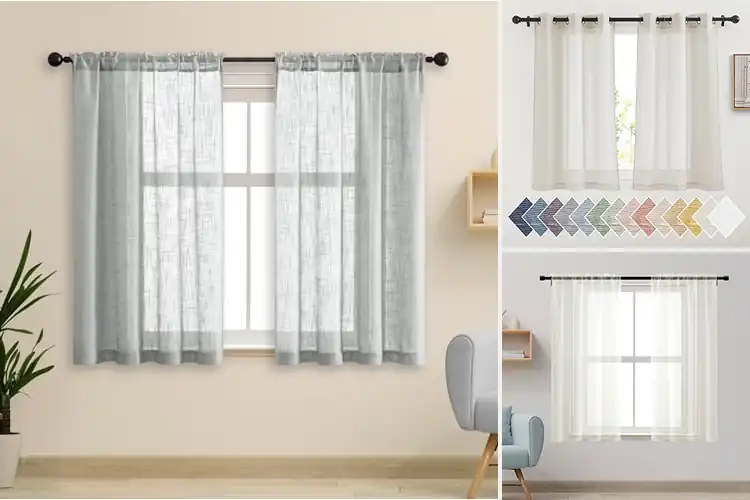 Detailed view of Best 36×48 Curtain Panels: Transform Small Windows Instantly