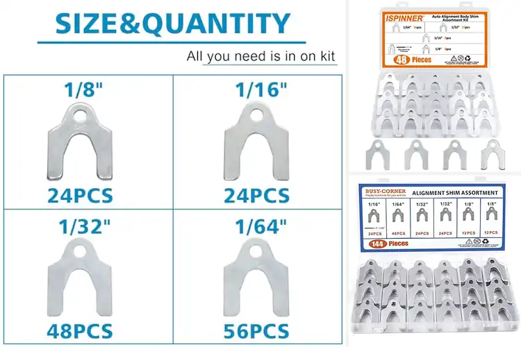 Detailed view of Best Alignment Shims