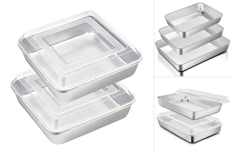 Detailed view of Best Brownie Pans Stainless Steel: Bake Perfectly Every Time