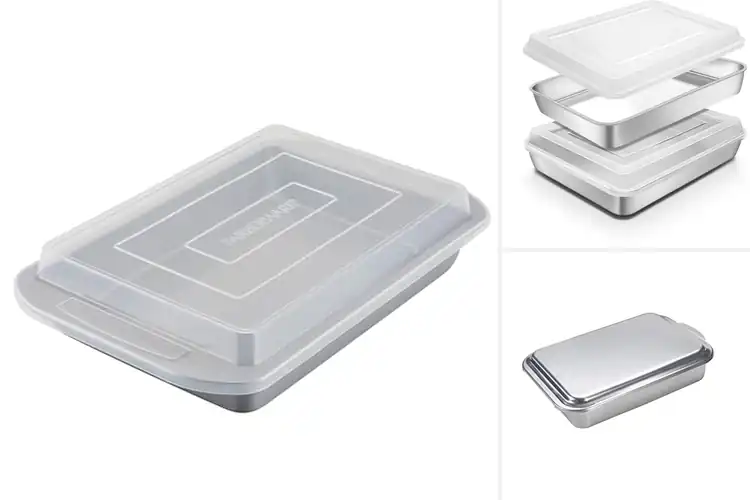 Detailed view of Best Cake Pans with Lids