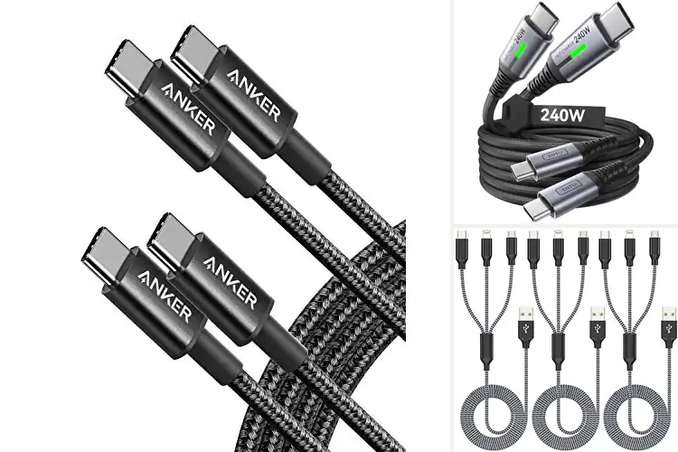 Detailed view of Best Charging Cables: Fast, Safe, and Tangle-Proof Options