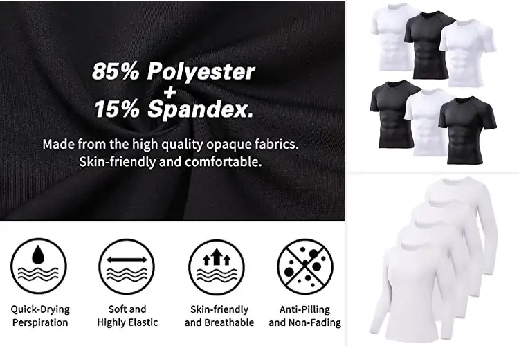Detailed view of Best Compression Baselayer Tops