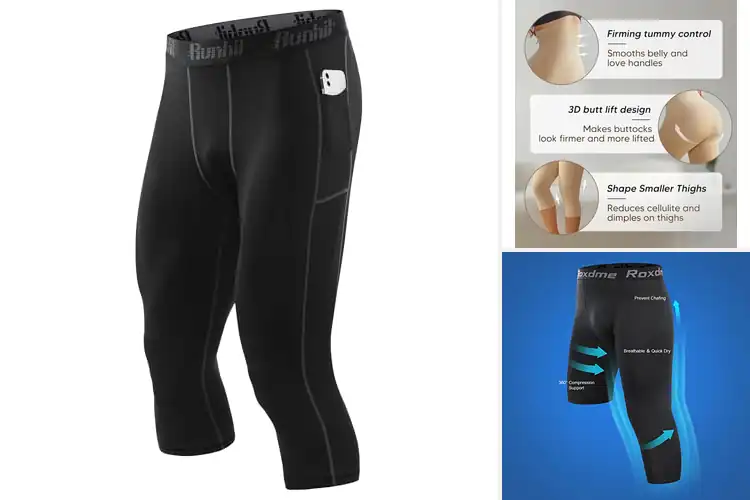 Detailed view of Best Compression Capri Pants