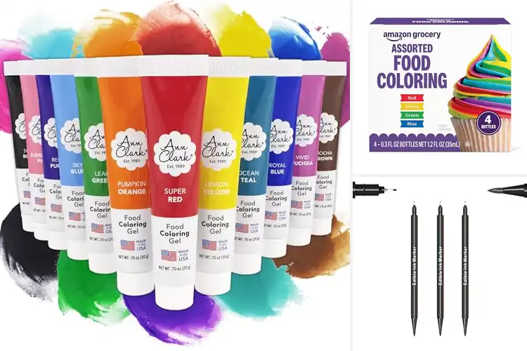 Detailed view of Best Cookie Colorings for Bright, Beautiful Treats