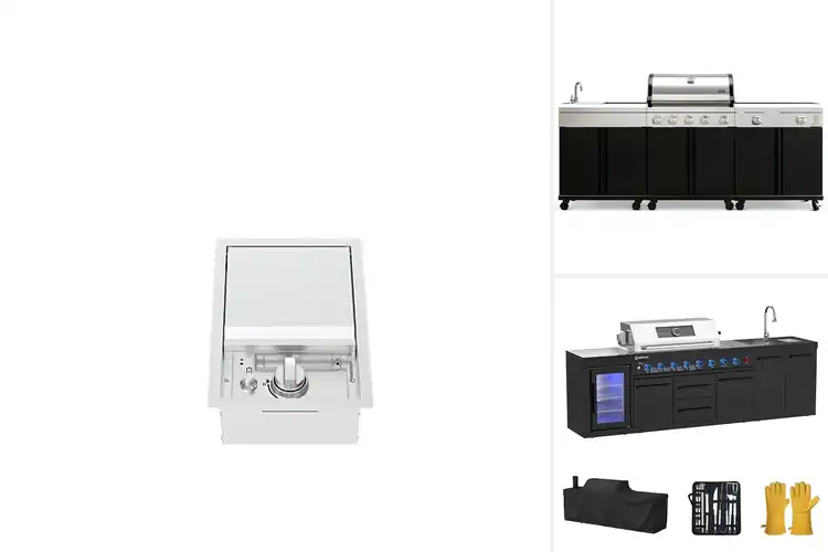 Detailed view of Best Custom Kitchen Island Burners