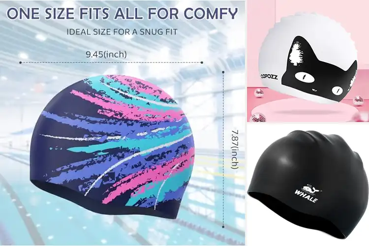 Detailed view of Best Easy Fit Swim Caps For Abundant Hair