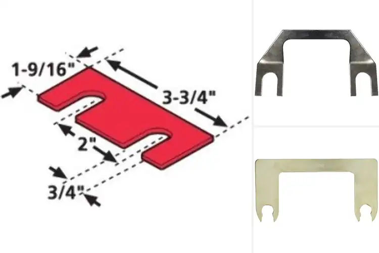 Detailed view of Best Freightliner 122SD Alignment Shims