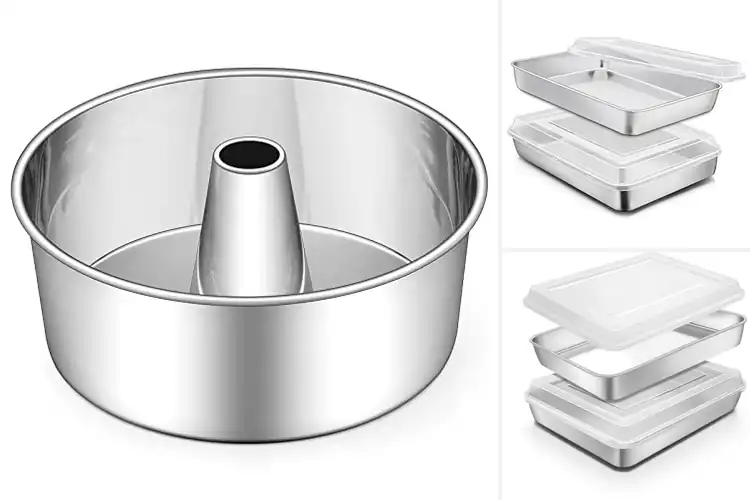 Detailed view of Best Heavy Duty Cake Pans Stainless Steel