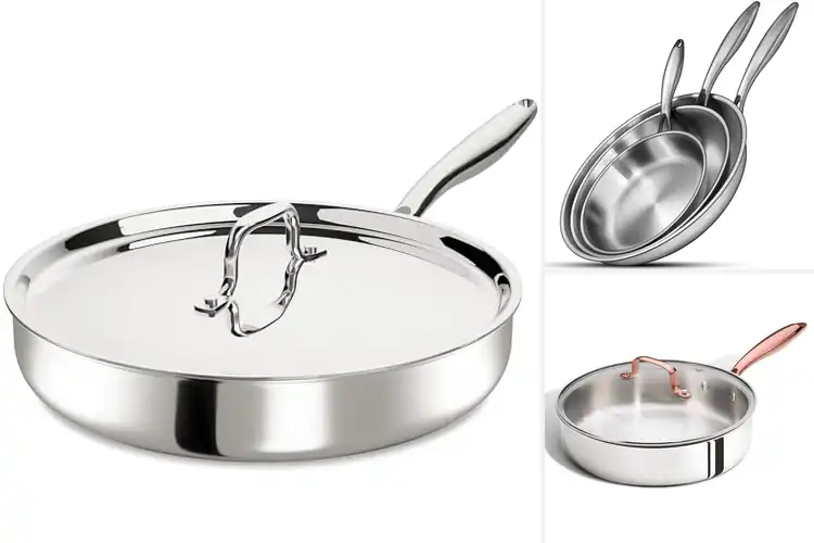Detailed view of Best Heavy Duty Stainless Steel Pans