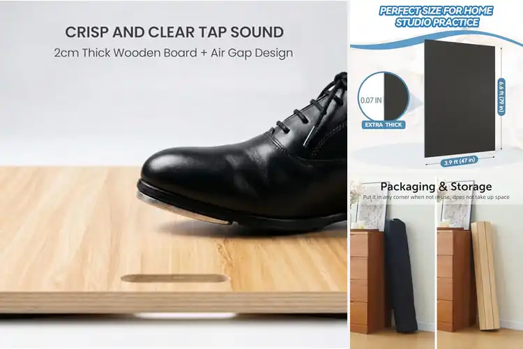 Detailed view of Best Home Practice Dance Floors for Safe & Confident Dancing