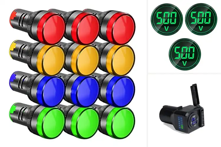 Detailed view of Best Input Output Voltage Indicator LEDs