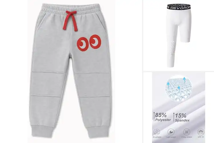 Detailed view of Best Kids Knee Protection Pants