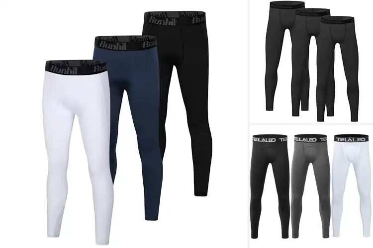 Detailed view of Best Kids Sports Compression Pants