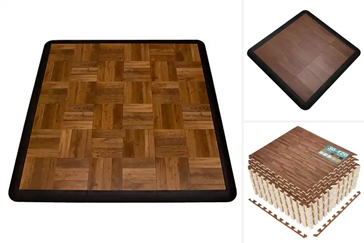 Detailed view of Best Lightweight Dance Floor Panels