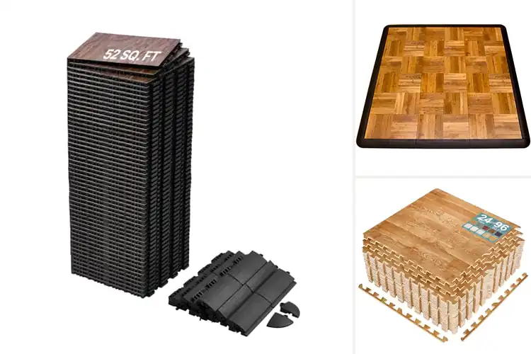 Detailed view of Best Lightweight Dance Floor Tiles