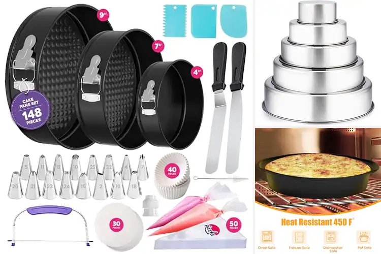 Detailed view of Best Multi Use Cake Pan Sets