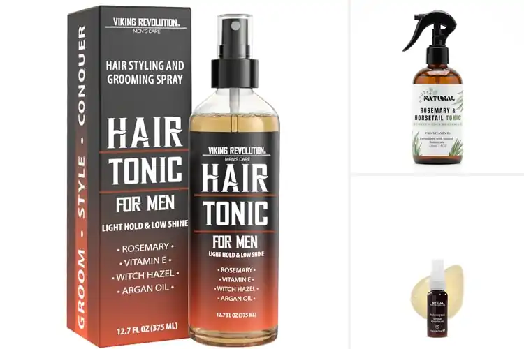 Detailed view of Best Natural Hair Tonics for Volume, Strength & Scalp Health