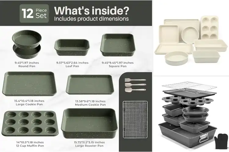 Detailed view of Best Non Toxic Bakeware Pans