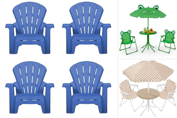 Detailed view of Best Patio Kids Chair Sets: Fun, comfy outdoor seating