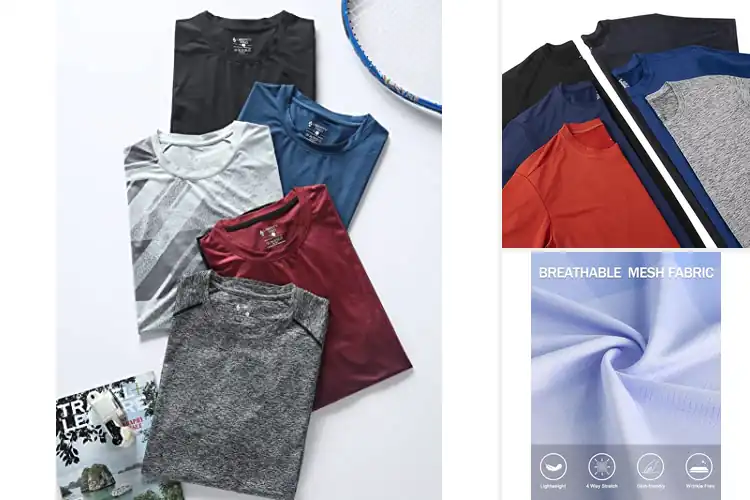 Detailed view of Best Polyester Spandex Blend Shirts