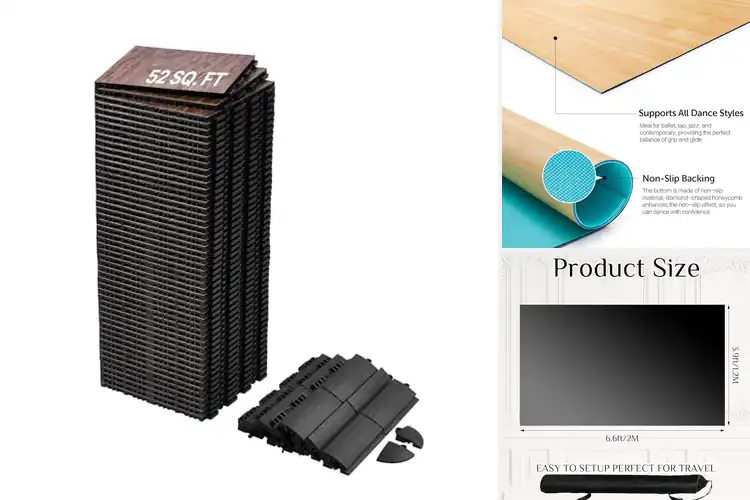 Detailed view of Best Portable Dance Floor Set