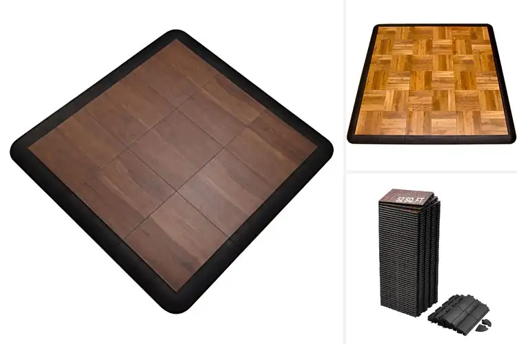 Detailed view of Best Portable Dance Flooring Systems
