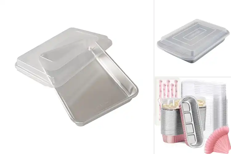 Detailed view of Best Rectangle Cake Pans With Lids for Easy Baking