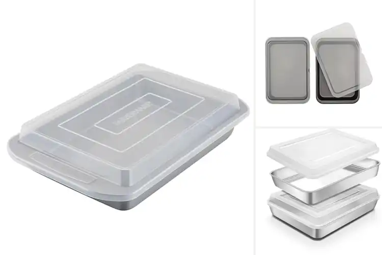 Detailed view of Best Rectangular Cake Pans With Lids