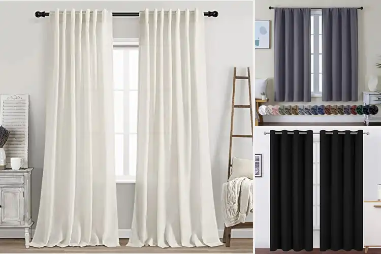 Detailed view of Best Set of 2 Curtain Panels