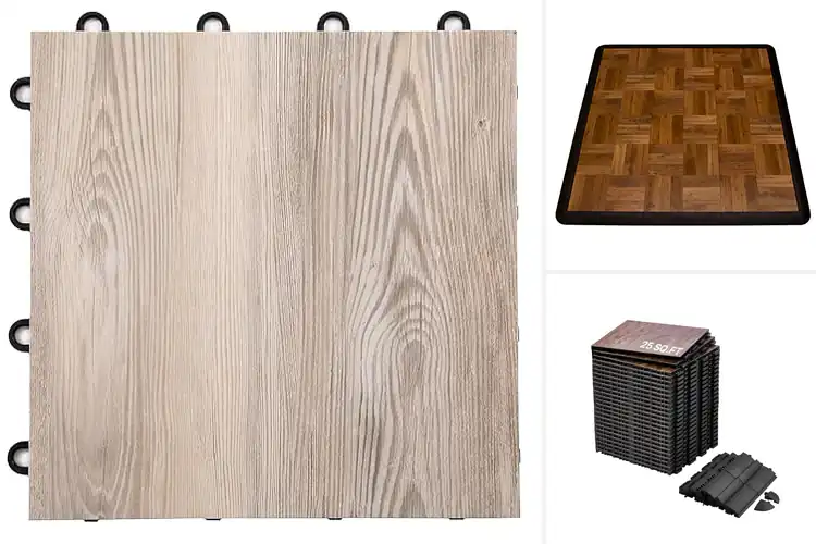 Detailed view of Best Snap-Together Dance Floor Tiles