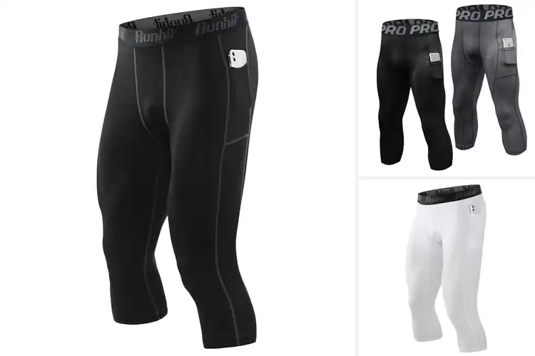 Detailed view of Best Sports Compression Capris