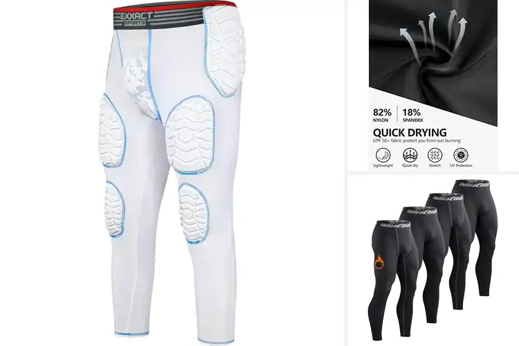 Detailed view of Best Sports Protective Leggings