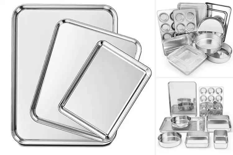 Detailed view of Best Stainless Steel Bakeware