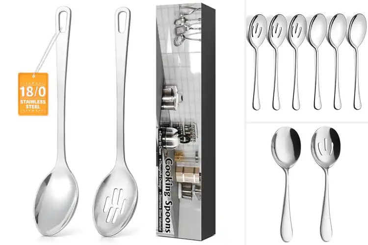Detailed view of Best Stainless Steel Serving Spoons