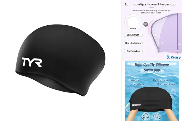 Detailed view of Best Swim Caps For Long Hair: Tangle-Free Swimming Made Easy
