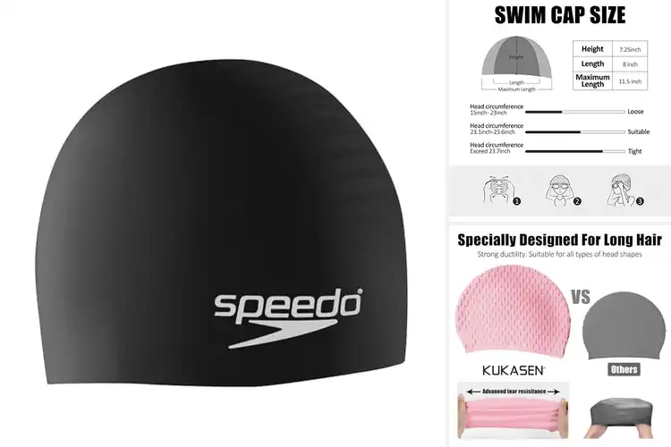 Detailed view of Best Tear-Resistant Swim Caps