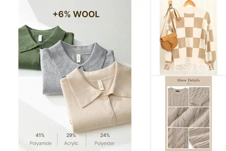 Detailed view of Best Trendy Sweaters For Women