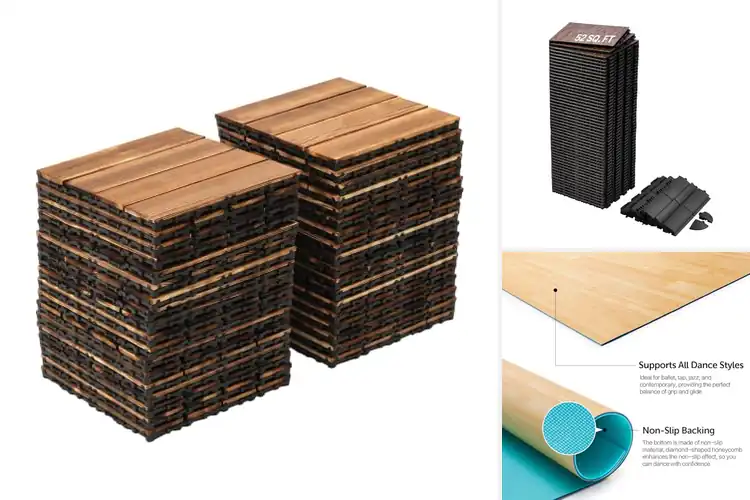 Detailed view of Best Water-Resistant Dance Floors