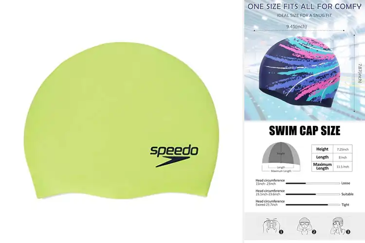 Detailed view of Best Women’s Swim Caps